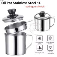 GOS -A306- Oil Pot Stainless Steel Oil Filter Oil Container