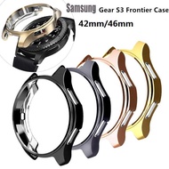 Case for Samsung Galaxy Watch 46mm 42mm/Gear S3 Frontier Bumper Soft Smart Watch Accessories Plated Protective