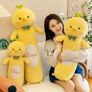 Disc Boneka Guling Karakter Bebek Piyo Lucky Bahan Halus Lembut Sni