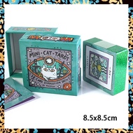 Mini Cat แมวมินิ ไพ่ทาโรต์ | ขนาด8.5X8.5ซม. | พร้อมหนังสือคู่มือกระดาษ78ไพ่ทาโร่ | ไพ่ทำนาย | ดาดฟ้า