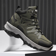 《905》Martin Boots for Mens High-top Work Boots Retro Platform Autumn and Winter Biker Boots