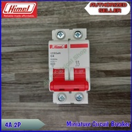 Himel MCB Miniature Circuit Breaker 2 Pole 4A