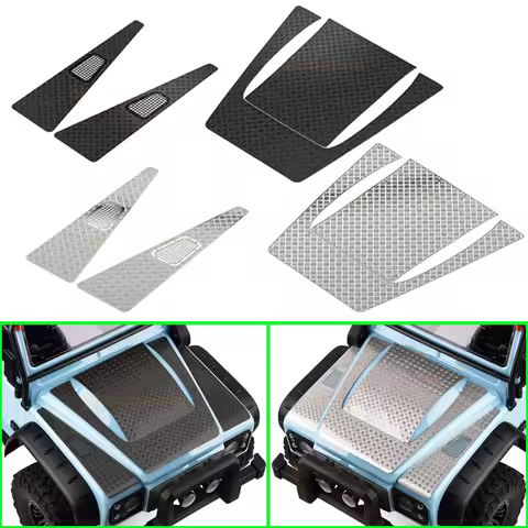 1pcs Metal Cover Decorative Piece for 1/10 RC Crawler Car MJX H8H Land Rover Defender Accessories