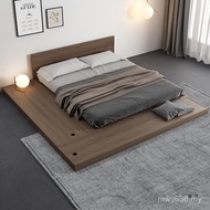 Mi Bed Japanese Style 1.2 Double 1 Platform Bed Owner Bed Mi 8 Rental Room Bed 1.5 Low Bed Floor Tat