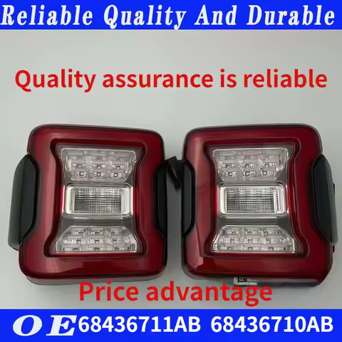 High quality FOR Rear Left or right Tail Lamp Jeep Wrangler JL 2019-2024 68436711AB, 68436710AB car 