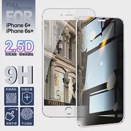 NISDA for iPhone 6 plus / iPhone 6s plus 防窺2.5D滿版玻璃保護貼-白