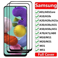Screen Protector Samsung Galaxy A22 A32 A12 A42 A52 A72 5G M31 M31S A02 A02S A10S A01 A11 M11 A21S A91 A31 A40S J5 J7 Pro Prime A6 A8 A9 2018 Tempered Glass