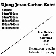 UL Ujung Lentur Joran Carbon Sutet 6mm 80-150cm