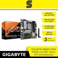GIGABYTE B860M DS3H WIFI6E LGA1851 Micro-ATX Motherboard