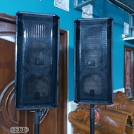 box speaker 10 inch double plus tweeter stand holder