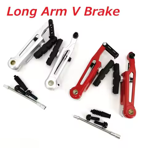 Litepro Folding Bike V Brake Lever 451 Wheelset Brake Aluminum Alloy Red Silver 16/18/20 Inch Foldin