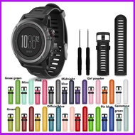 For Garmin Fenix 3 /Fenix 3 HR Watch Band Silicone Strap Sport Wristband Replacement Bracelet 26mm