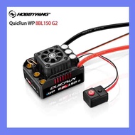HOBBYWING QuicRun WP 8BL150G2  3-6S 150A Brushless ESC / 10BL120 G2 ESC for 1/8 RC Model Car LCD LED