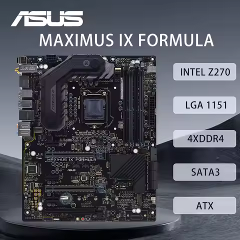 ASUS ROG MAXIMUS IX FORMULA Motherboard LGA 1151 Support i5-6500 7600K i7-6700K 7700K CPU Intel Z270