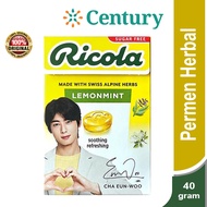 RICOLA LEMON MINT 40GR SF / PERMEN / MAKANAN RINGAN