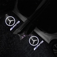【Zerui】 2 Chiếc Đèn Logo Cửa Xe Hơi Đèn CHÀO MỪNG Đèn Chiếu Laser LED HD Dành Cho Mercedes Benz W205