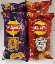 🇬🇧英國Walkers 薯片（亨氏茄汁味+李派林喼汁味)各2 袋，共 4 袋 🛍️🥫🥔