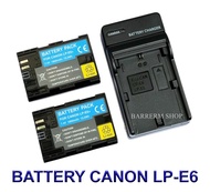 LP-E6 \ LPE6 \ LP-E6N \ LPE6N แบตเตอรี่ \ แท่นชาร์จ \ แบตเตอรี่พร้อมแท่นชาร์จสำหรับกล้องแคนนอน Batte