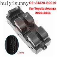 HYS 84820-B0010 Power Window Switch 84820B0010  for Toyota Avanza 2003 to 2011 Sparkikami Duet Dafa 
