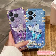 Realme 15 Softcase 15 Pro/ 15T/ 15T Pro Butterfly Frame Motif - Flexible Casing - Anti-Slip