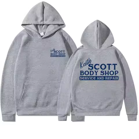 Keith Scott Body Shop Tv Show Pullover One Tree Hill Hoodie Ravens Basketball Sweatshirt 2 Side Prin