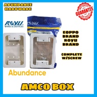 ROYU  (AMCO BOX) UTILITY BOX SURFACE TYPE w/screw & tox