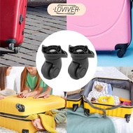 [Loviver] 2Pcs Universal Luggage Suitcase Wheel Suitcase Repair Wear Resistant Wheel Pulley Repair P