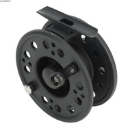 JUNMPER2R Fly Reel, Black 7/8 Fly Fishing Reel4, Durable Lightweight Plastic Fishing Reel Lakes Fish