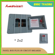 ✢ ❡ ஐ ORIGINAL AMERICA PANEL BOX 2 POLE PLUG IN FOR CIRCUIT BREAKER 1X1 2X2 3X3 4X4