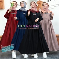 Marsya Mini Midi Dres Gamis Muslim Original Produk By Ori Naura Baju