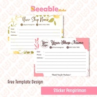 40 pcs// Custom Shipping Stickers Shipping Sticker Address Label HR_DESIGN