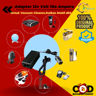 Adaptor 12v Volt 10a Ampere Vacum cleaner Pompa mobil Colokan Listrik AC to dc 220v