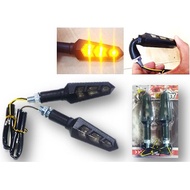 (RUBBER TAK PATAH) UNIVERSAL SIGNAL LIGHT LED MOTORCYCLE MOTOR MOTO NINJA250 Z250 R25 MT25 R15 MT15 
