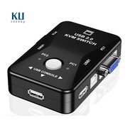 USB 2.0 KVM Mouse Switcher Keyboard VGA Splitter Box Sharing Switch USB KVM Switch 2 Port VGA SVGA S