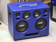 ลำโพงบลูทูธdiy DK-MOTOR แท้ทั้งชุด ซับ6.5“ คู่ หน้าเปิด เสียงกลาง 4" แหลม3" (สีน้ำเงิน) มีแบตในตัว ง