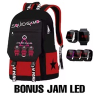 Beg Sekolah Budak Lelaki - Naruto - Beg Galas Sekolah - (LED Clock BONUS)