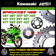 SPROCKET REAR KAWASAKI KR150 (428) 28T - 40T SPOCKET BELAKANG MODENAS DINAMIK GT128 JAGUH AR125 KRR1
