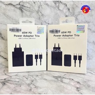 CHARGER ADAPTOR + CABLE / ONESET TYPE C TO TYPE C 65WATT SUPER FAST CHARGING