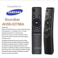 AH59-02766A Replaced Remote Control Compatible with Samsung Soundbar Speaker HW-Q70R HW-T650 HW-T650