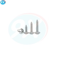 304 Stainless Steel Three-Slot Screw for Motorcycle Biled Reflectors