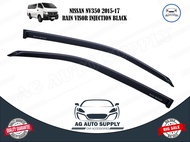 Nissan Urvan NV350 2015-2017 OEM/INJECTION Window Door Rain Visor black 4pcs/set ( Car Accessories)