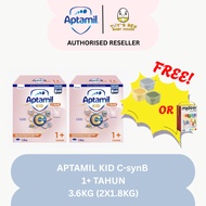 Aptamil Kid C-SynB Step 1+ Growing-Up Milk 3.6kg – Supports Immunity & Brain Development