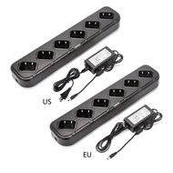 Walkie Talkie Six Way Battery Charger Radio Charging Station Compatible for BaoFeng BF-UV9R BF-UV9RP