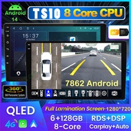 ⚡7862S Android Player⚡ 9/10 inches Universal 8Core 4GLTE TS10 Wireless Apple Carplay/Android Auto/4+