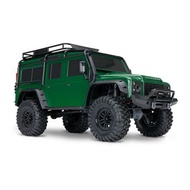 Traxxas 1/10 TRX-4 越野路華 Land Rover Defender Clipless Painted Replica Body 綠色 Crawler w/TQi 2.4 GHz R