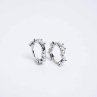 Eka 925 Cz Hoop Earring