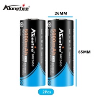 Alonefire 26650 5000MAh 60A ชาร์จ3.7VS ไฟฉาย