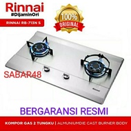 Kompor Gas Rinnai RB-712N(S) Rinnai Kompor Gas Tanam 2 Tungku