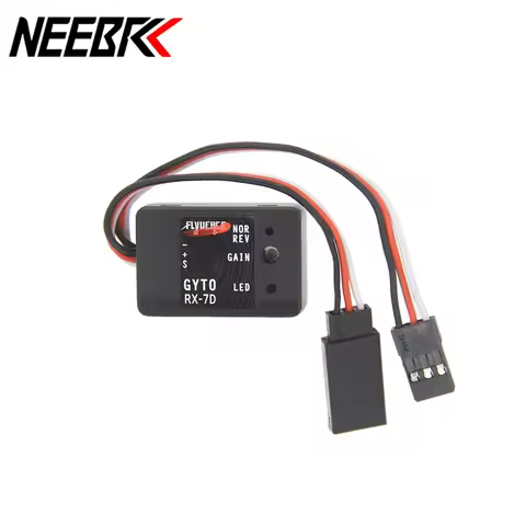 NEEBRC RX-7D Gyro Scope 4.8-7.4V Gyro Gyrosco for RC Car Drift Racing Vehicle Boat Digital/Analog Un