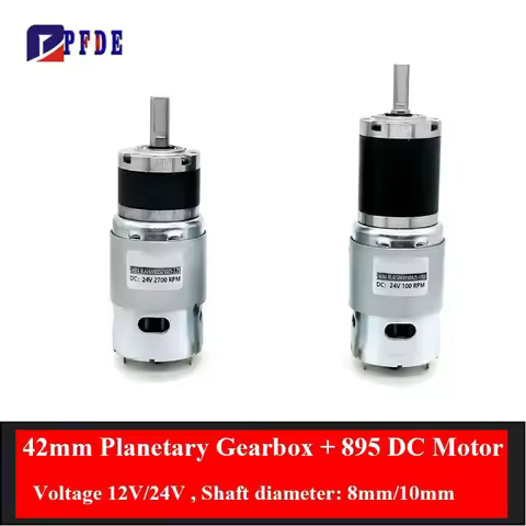 42-895 MAX 50N.M DC Reduction Motor, 42MM Planetary Gearbox with 895 High-speed Motor, Speed Regulat